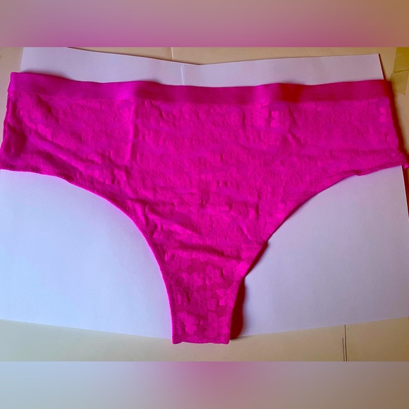 PINK lace fabric Hiphuggers, Size: XL, Color: Fuchsia/Pink - Picture 1 of 6